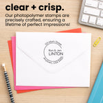 Open Circle Address Stamp