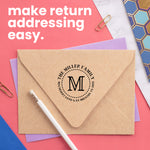 Eloquent Round Address Stamp
