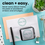 Dotted Circle Address Stamp