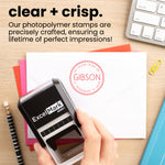 Dotted Circle Address Stamp
