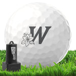 Azalea Monogram Golf Ball Stamp