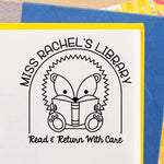 Book Buddies Hedgehog Library Stamp