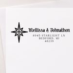 North Star Address Stamp