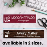 Engraved Nameplate Hospitality