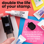 ExcelMark A-12S Self-Inking Stamp