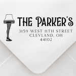 Leg Lamp Address Stamp