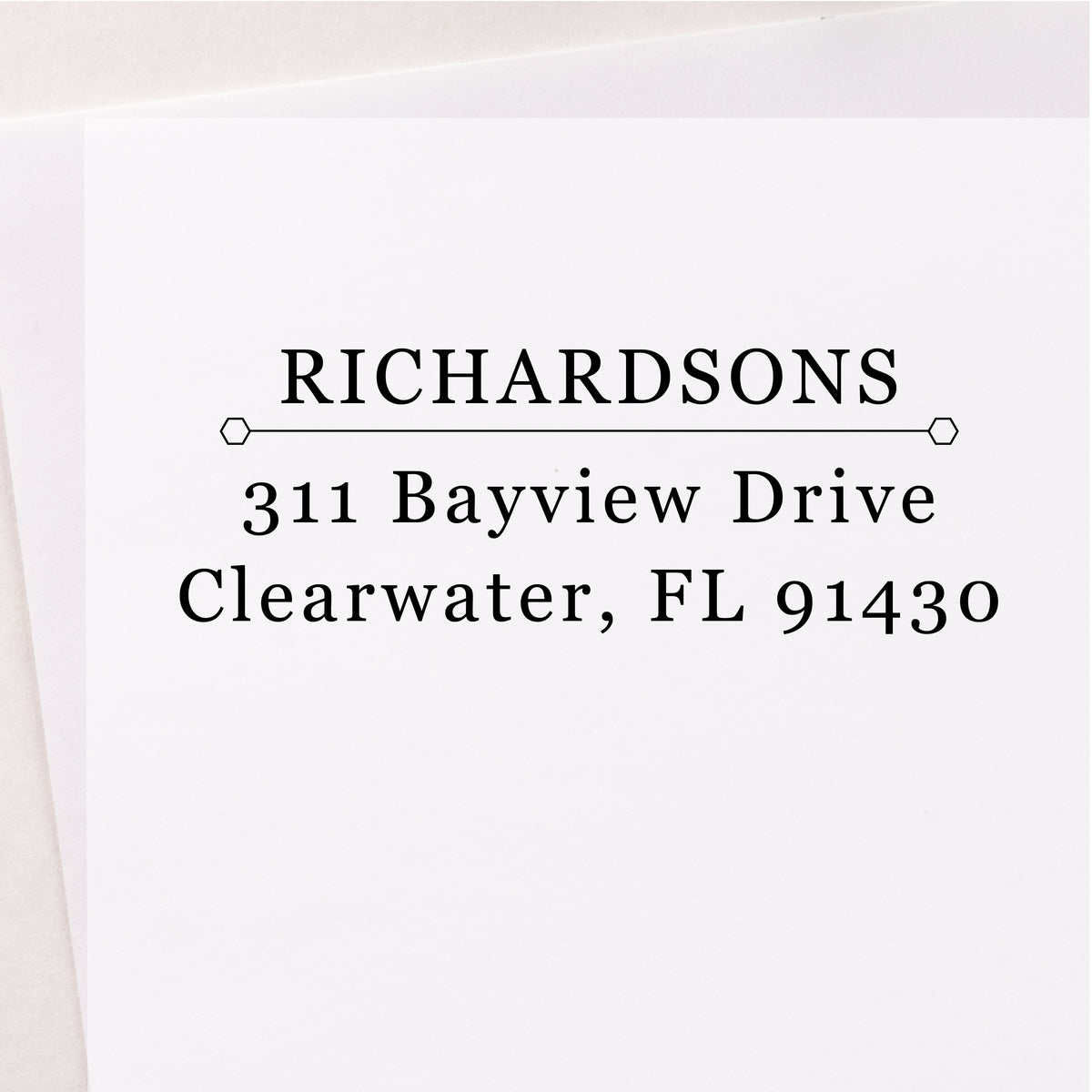 Line Address Stamp – RubberStamps.com