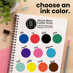 Self-Inking Logo Address Stamp