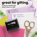 Self-Inking Logo Address Stamp