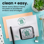 Self-Inking Logo Address Stamp