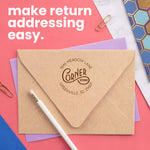 Self-Inking Logo Address Stamp