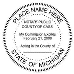 Michigan Notary Embosser