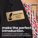 Notary Name Badge