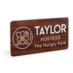 Restaurant & Bar Name Badge