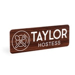 Restaurant & Bar Name Badge