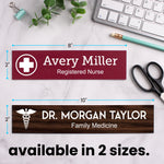 Engraved Nameplate Medical