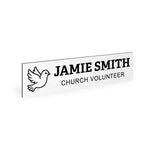 Engraved Nameplate Church