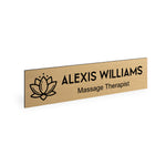 Engraved Nameplate Salon & Spa