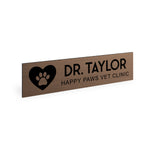 Engraved Nameplate Veterinary