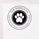 Paw-fect Print Address Stamp