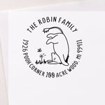 Playful Eeyore Address Stamp