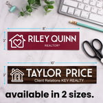Engraved Nameplate Real Estate