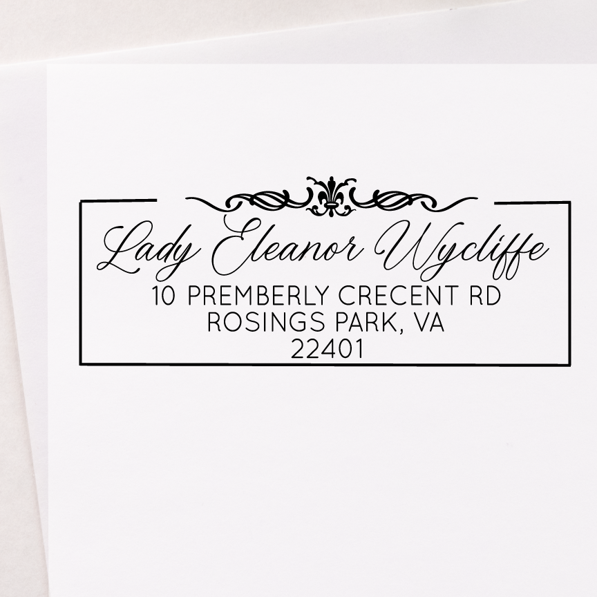 Regency Address Stamp – RubberStamps.com