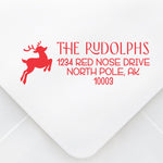 Reindeer Address Stamp