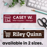 Engraved Nameplate Retail