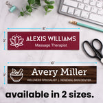 Engraved Nameplate Salon & Spa