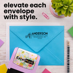 Script Swirl Monogram Address Stamp