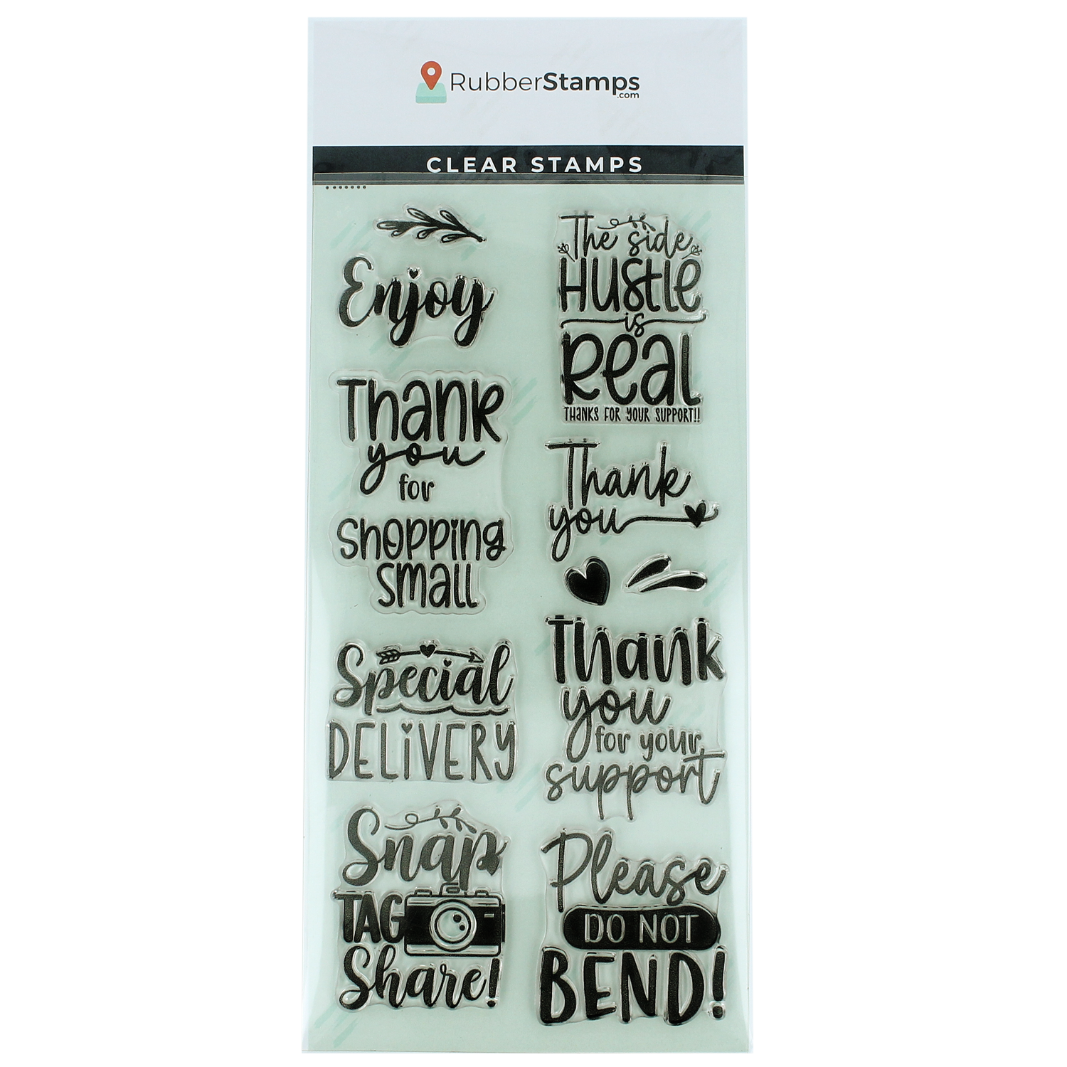 Snap, Tag, and Share! Clear Stamp Set