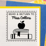 Square Whimsy Books and Apple