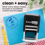 Steamboat Willie Round Address Stamp