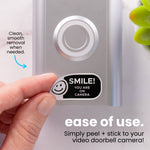 No Soliciting Doorbell Stickers