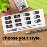 No Soliciting Doorbell Stickers