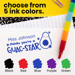 Puns of Praise Avocado Teacher Stamp