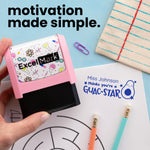 Puns of Praise Avocado Teacher Stamp