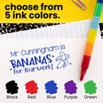 Puns of Praise Banana Teacher Stamp