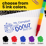 Puns of Praise Donut Give Up Teacher Stamp