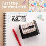 Puns of Praise Hedgehog Teacher Stamp