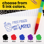 Puns of Praise Latte Teacher Stamp