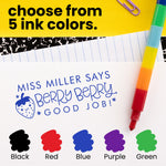 Puns of Praise Berry Teacher Stamp