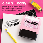 Puns of Praise Axolotl Teacher Stamp