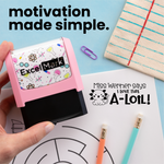 Puns of Praise Axolotl Teacher Stamp