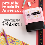 Puns of Praise Axolotl Teacher Stamp