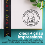 Book Buddies Turtle Book Stamp