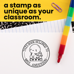 Book Buddies Turtle Book Stamp