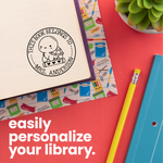 Book Buddies Turtle Book Stamp