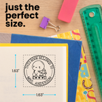 Book Buddies Turtle Book Stamp